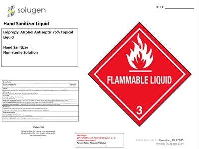18927000 mL Label Ndc 79975-002-01 (Fda Ipa 75 Liquid Front)